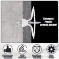 thumbnail image 4 of Juego de 25 anclajes for paneles de yeso, tornillos de pared con cavidad expansible autoperforantes de plástico y llaves for techos de paneles de yeso, 4 of 6