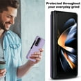 thumbnail image 6 of for Samsung Galaxy Z Fold 4 Wallet Case, Luxury PU Leather Case with Card Slots Double Magnetic Buttons Flip Folio Stand Case Cover Shockproof Anti-Scratch Case for Samsung Galaxy Z Fold 4, Purple, 6 of 9