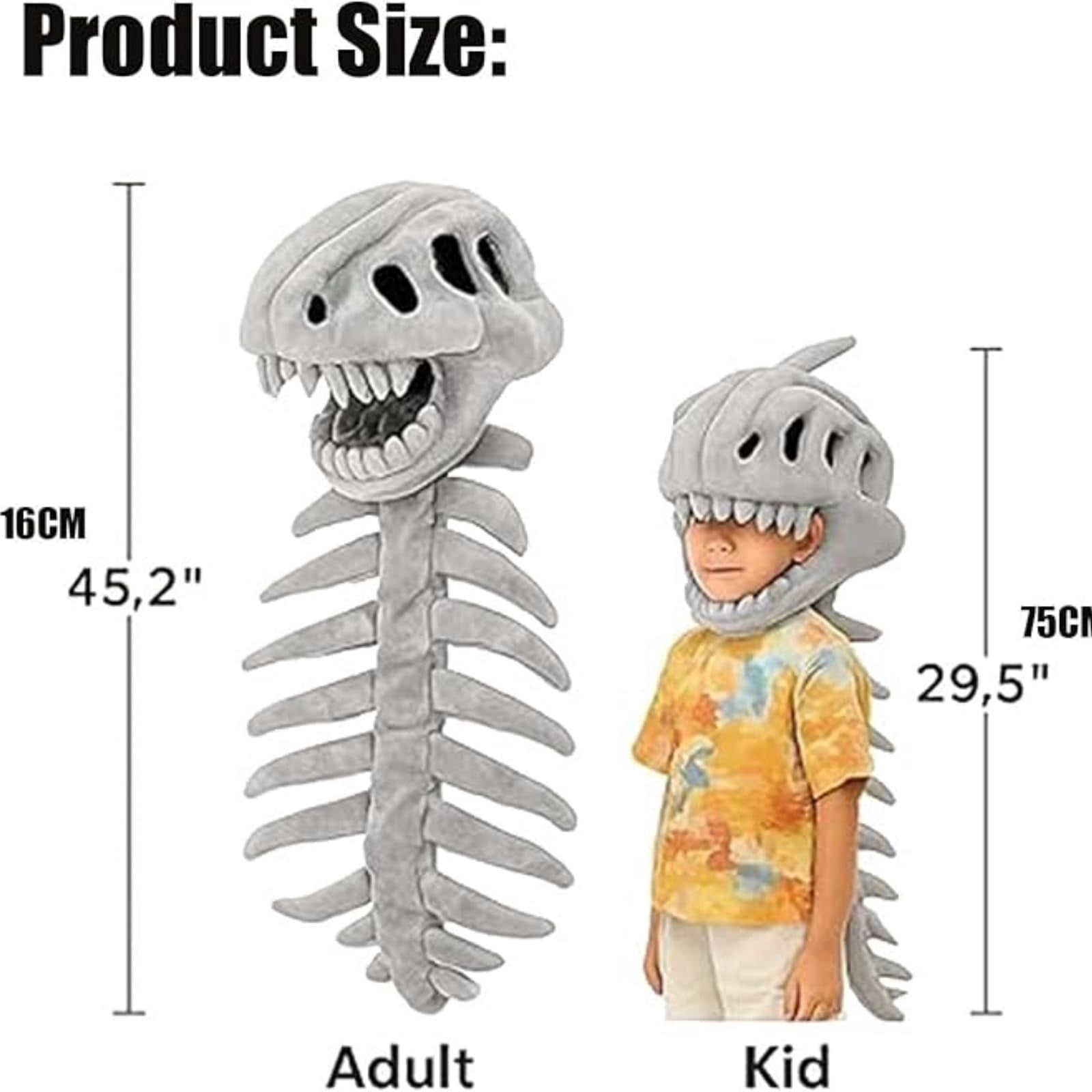 My Cozy Dino Plush Costume with Dino Hood, Dinosaur Plush Wearable for Kids, MyCozy Cozy Dino Costume for Dress-Up Play