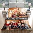 thumbnail image 4 of Couples Gifts Custom Blankets with Photos and Text Multiple Colors Sizes Soft Flannel Blankets Valentines Day Gifts, 4 of 6