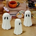 thumbnail image 5 of 10CM White Ghost Figurine Classic Halloween Decor For Porch Or Indoor Displays, 5 of 9