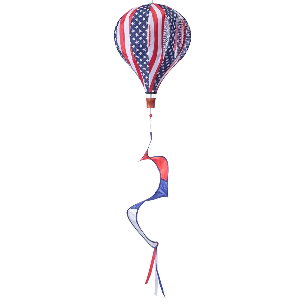 Patriotic Hot Air Balloon Wind Spinner Walmart Com Walmart Com