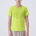 thumbnail image 2 of JFOPQVSM Men's Short Sleeved T Shirt Ice Silk Cool Quick Drying T Shirt Sports Short Sleeved Fitness Running Quick Drying T Shirt, 2 of 7