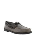 thumbnail image 3 of Sperry STS18237: Men's Leeward 2-Eye Grey/Black Boat Shoes, 3 of 3