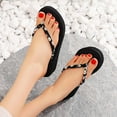 thumbnail image 3 of ibiyuan Flip Flops Women Thong Sandals for Women Dressy Non- Tpr Sole Home Slippers Women Flexible Orthofeet Shoes for Women for Beach, Pool, Dorm, Bathroom, Spa, Gym and Travel, 3 of 8