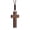 brown, variant on Vintage Wooden Cross Car Rearview Mirror Pendant, Adjustable Braided Cord Hanging Ornament, interior Auto decor Accessory, Dual-Use Cross Necklace for Vehicle Cab & Daily Wear