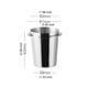 thumbnail image 3 of Billuyoard Taza dosificadora de café de 51/53/58mm para molinillo de , molinillo Breville, negro cepillado, 53MM, acabado brillante, 51MM Type2 NO2, 3 of 6