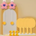 thumbnail image 2 of Children's Hanging Table Tennis Trainer Exercise Equipment Self Tennis Exerciser Rackets Parent Training Pink 4 Paddles, 2 of 8