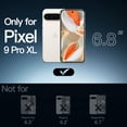 thumbnail image 2 of JETech Case for Google Pixel 9 Pro XL 2024, Non-Yellowing Shockproof Bumper Protective Phone Cover, Anti-Scratch Hard PC Back (Clear), 2 of 6