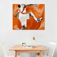 thumbnail image 2 of Orinice Basketball Player Fine Art Aesthetic Poster Print Wall Painting for Classroom Kitchen Office Farmhouse Bathroom Room Decor Pictures Canvas Wall Art Living Room Bedroom Home Office Wall, 2 of 6
