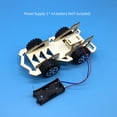 thumbnail image 6 of Wood Racing Car DIY Kit Kids Toy DIY Kit Electric Wooden Racing Car for Children Science and Technology Inventions Assembled Experiment DIY Model Building Kits, 6 of 7