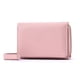 thumbnail image 1 of Carteras de moda Qarigey para mujer, tarjetero corto de PU, monedero multitarjeta AntlerDecor, bolso suave rosa, 1 of 6