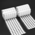 thumbnail image 3 of 1000 Paires de Ruban Adhésif Double Face Crochets Boucles Disques Blanc, 3 of 3