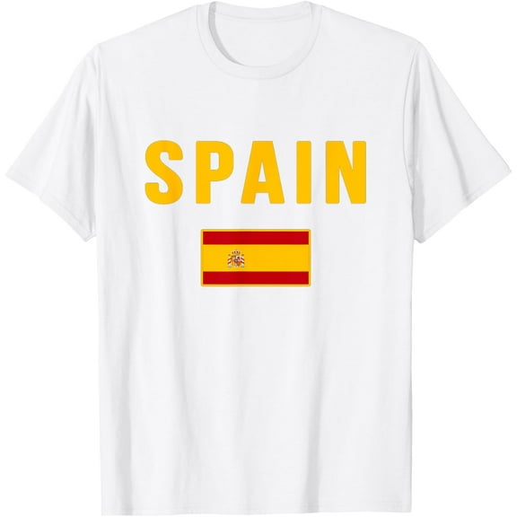 Spain Spanish Flag Espana T-ShirtMen's and women's pure cotton short-sleeved shirts