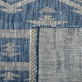 thumbnail image 6 of SAFAVIEH Courtyard April Geometric Indoor/Outdoor Area Rug, Navy/Grey, 4' x 5'7", 6 of 10