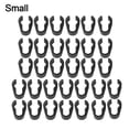 thumbnail image 1 of Microphone Stand Cable Clips Boom Pole Cable Clips Clamp Plastic Mount 32 Pcs Small Size, 1 of 9