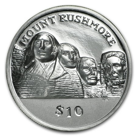 2015 BVI 1 oz Silver Mt. Rushmore Proof (Ultra High Relief)