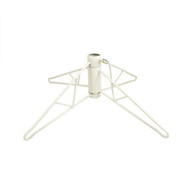 Northlight 39.75" White Metal Christmas Tree Stand for 12' - 15' Artificial Trees