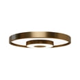 thumbnail image 2 of Modern Gold Circular LED Wall Lamp, Floating Design Wall Mount Light for Living Room Entryway, 2 of 8
