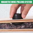 thumbnail image 2 of HAHDAXIA Magnetic Wiremag Puller,Wire Puller Tool,Fish Tape Wire Pulling System,Wire Cable Wire Fishing Tools Coaxial Electrical Fish Tape Pull Push Kit Behind Indoor Home Office Outdoor Gard, 2 of 6