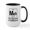 White/Black Inside, variant on CafePress - Element Meh Large Mug - 15 oz Ceramic Large White Novelty Mug