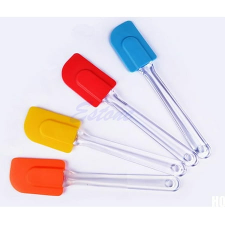 

Mini Silicone Spatula Food Grade Material Flexible Scrapers Blending Gadget