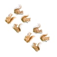 thumbnail image 3 of Masteelf 8 pcs Mini Squirrel Figurine Mini Garden Accessories Resin Squirrel Figurine For Outdoor Landscape Garden Lawn Pot Diy Cake Decorations, 3 of 8