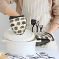 thumbnail image 6 of Pofeuu Cute Armadillo Print Thickened Mini Silicone Oven Mitts Heat Resistant, Rubber Oven Mitt Gloves, Finger Pinch Grips, Pot Holder, Silicone Potholder, 6 of 7