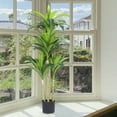 thumbnail image 4 of KER Lifelike Potted Large Indoor Decorative Faux Greenery Tropical Tree For Home, 4 of 6