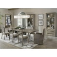 thumbnail image 6 of Pemberly Row Contemporary Fabric Dining Upholstered Caster Chair in Gray, 6 of 9