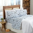 thumbnail image 2 of Great Bay Home Turkish Cotton Printed Flannel Sheet Set  (Twin XL, Tobogan), 2 of 6