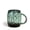 Teal Green, variant on HEETHYCOOL 14 oz Ceramic Coffee Mug, Handmade Pottery Tea Cup with Glaze, White
