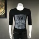 thumbnail image 2 of Suéteres de hombre Tendencias de moda 2024 Sudaderas Estampadas Cuello redondo Elasticidad Una pieza Nueva camiseta para hombre Camiseta original Harajuku, 2 of 5
