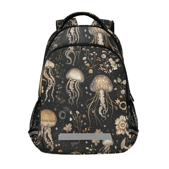 ALAZA Jellyfish Pattern Backpack Elementary School Bag Bookbag Travel Rucksack