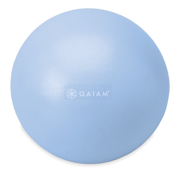 Gaiam 8” Mini Ab Ball (Clear Sky Blue), All Fitness Levels