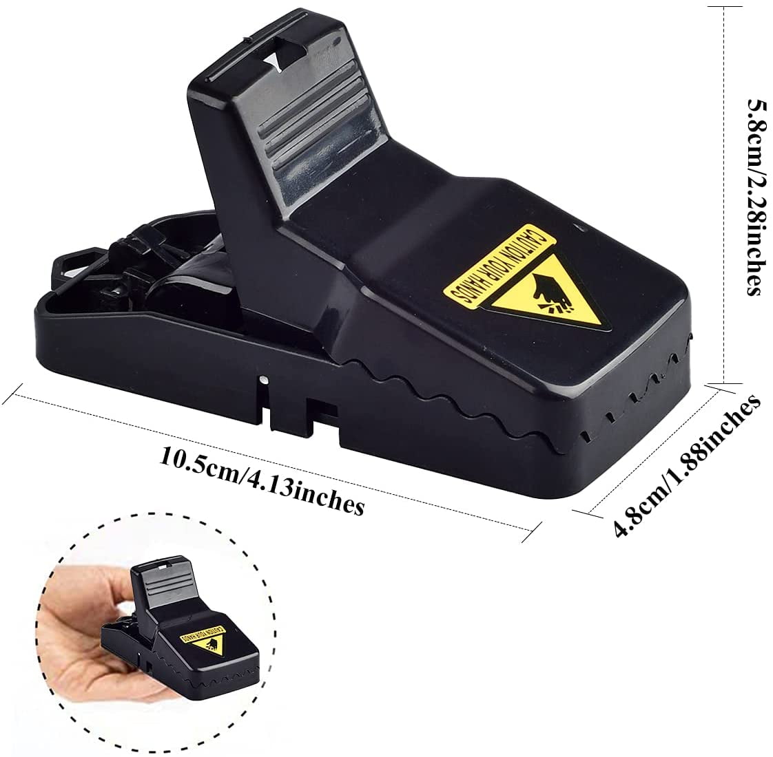 Reusable Mouse Trap Indoor and Outdoor, Mouse Catcher Safe and Reusable