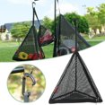 thumbnail image 1 of Foldable Triangle Drying Net Outdoor Triangle Storage Net Hanging Basket Net for Storing Toiletries Cosmetics, 1 of 10