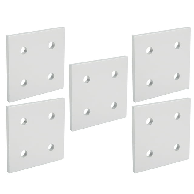 Hardware Accessories,5Pcs 4‑Hole Vertical Connecting Connecting Plate Hole Joining Plate Convenient Use