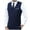 Navy, variant on Wrtxtat Stylish Sport Coat for Men V-Neck Waistcoat with Pockets Double-Breasted Solid Color Prom Wedding Dinner Top Big and Tall Green XXL