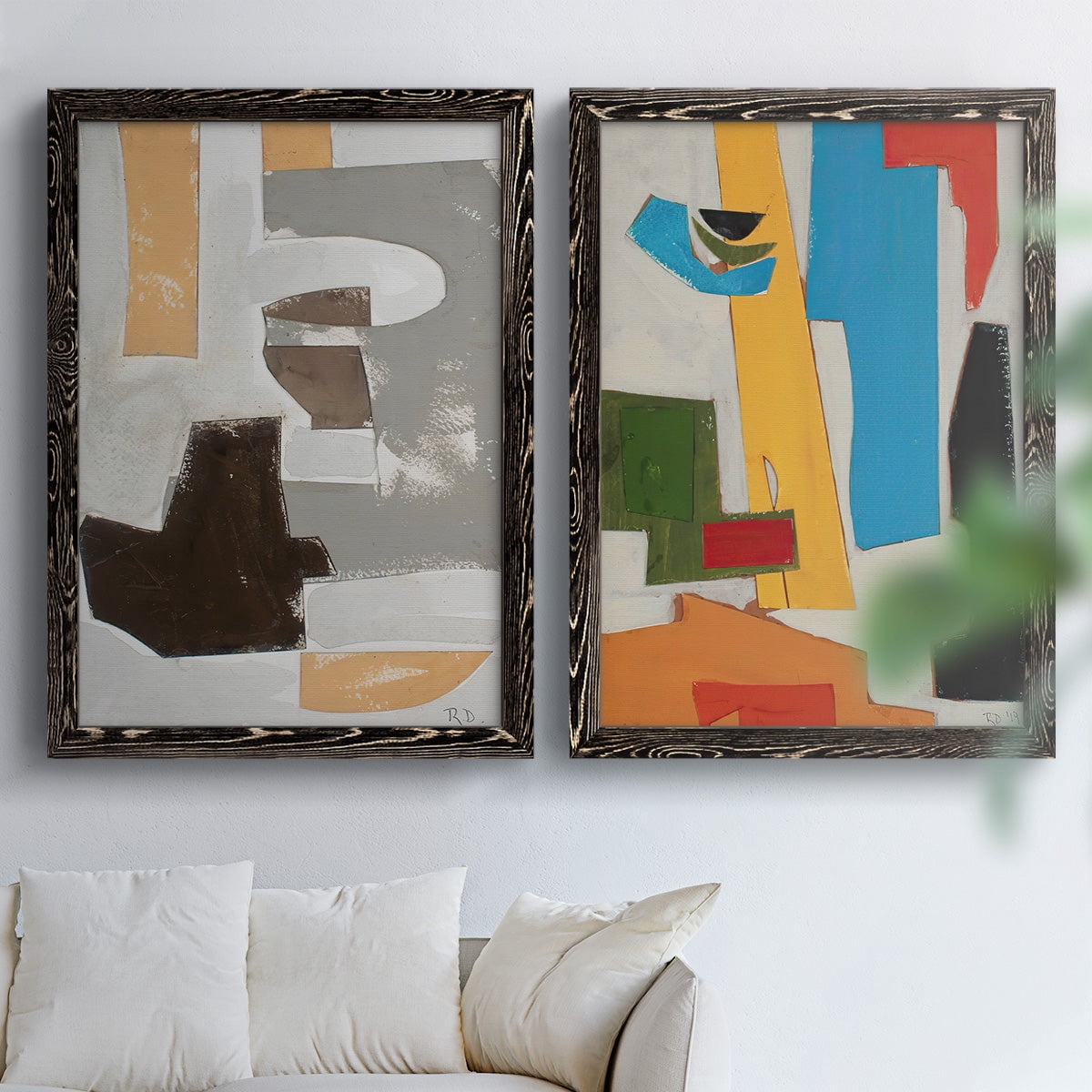 Andalusian Forms III - Premium Framed Canvas 2 Piece Set - Ready to Hang