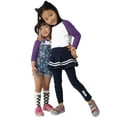 thumbnail image 5 of Ma Croix Kids Raglan 3/4 Sleeve Cotton Tees Sports Baseball Jersey, 5 of 8
