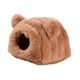 thumbnail image 3 of Cama para hámster, nido para dormir, adorable hábitat semicerrado y lavable. Marrón, 3 of 7