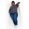 thumbnail image 2 of Avenue Women's Plus Size Charli Drop Shoulder Cable Sweater, 2 of 2