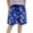 Blue, variant on WOYY Toddler Boys Excavator Print French Terry Shorts Pull-On Active Shorts, Sizes 1-7