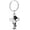 Black, variant on Rose Flower Urn Cremation Urn Keychain for Ashes Rose Flower Cross Funeral Keepsake Urn Keychain for Human/Pet