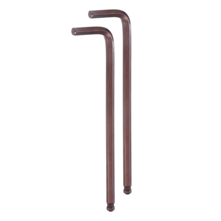 Uxcell 2pcs Ball End Hex Key Wrench 6mm S2 Steel L-Shape Long Arm Hexagon Metric Wrenches Repairing Tool Red
