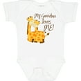 thumbnail image 3 of Inktastic My Grandma Loves Me Boys or Girls Baby Bodysuit, 3 of 5