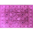 thumbnail image 1 of Ahgly Company Indoor Rectangle Oriental Purple Traditional Area Rugs, 2' x 3', 1 of 4