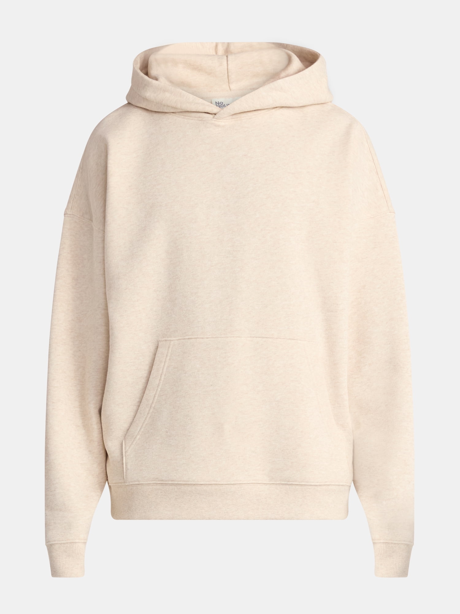 No Boundaries Oversized Hoodie with Long Sleeves, Men's XS-5XL