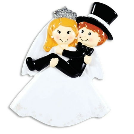 Bride Carrying Groom Personalized Christmas Ornament Do It